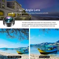 APEXEL Universal 6 in 1 Phone Camera Lens Kit Fish Eye Lens Wide Angle macro Lens CPL/StarND32 Filter for almost all smartphones preview-3