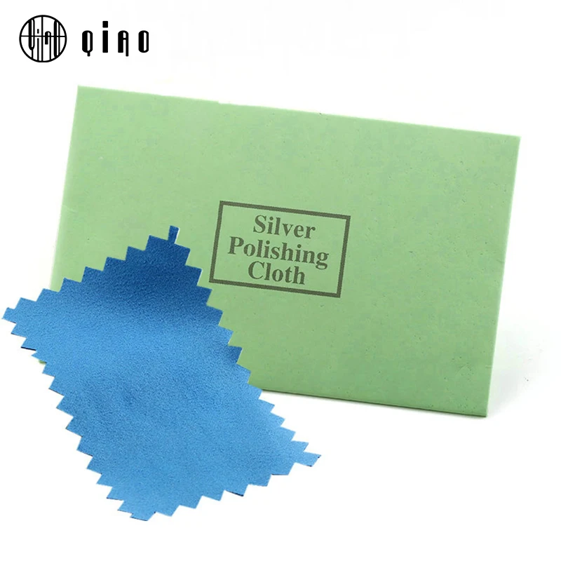 10-50pcs Polish Polishing Cloth Silver Color Cleaning Polishing