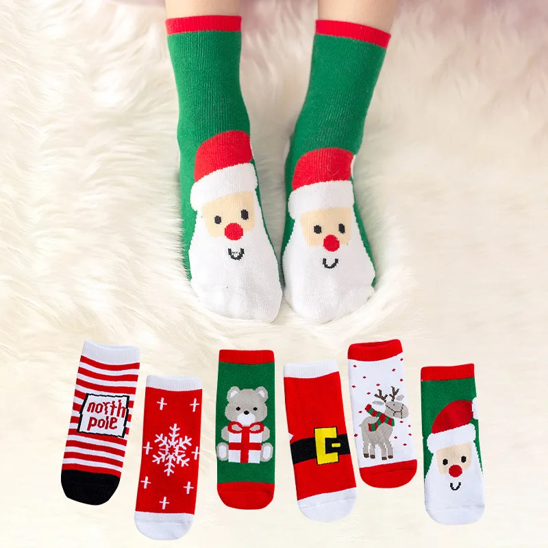 childrens xmas slipper socks