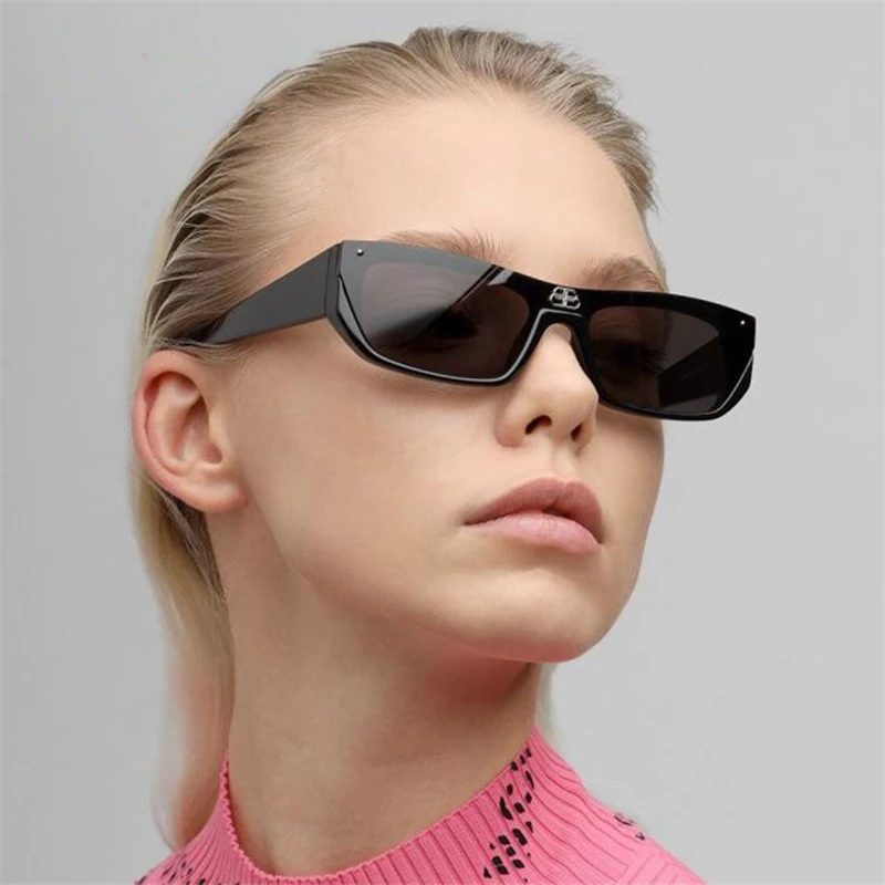 balenciaga narrow cat eye sunglasses