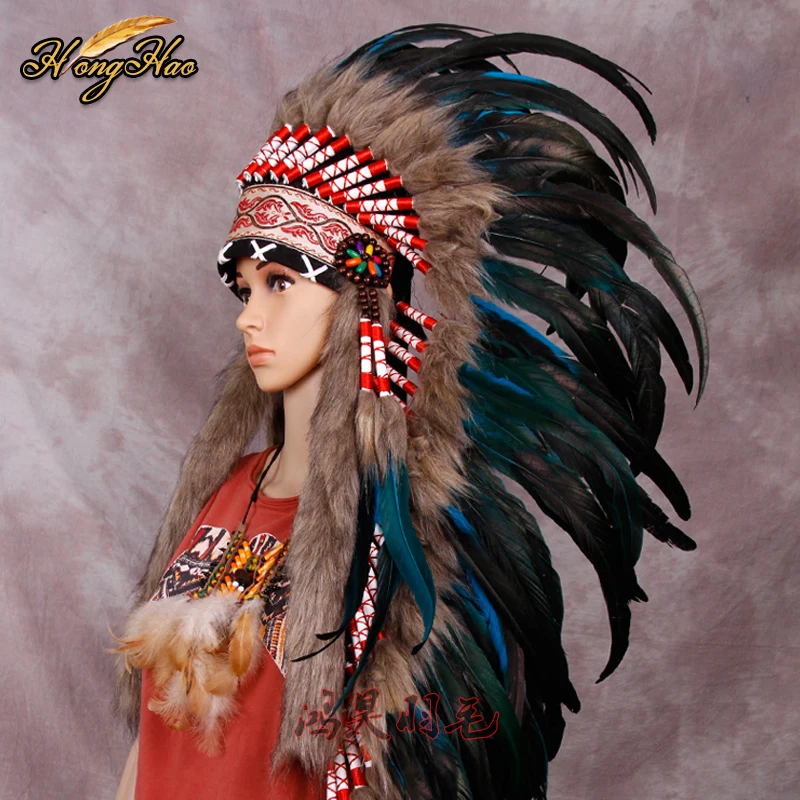 indian feather hat