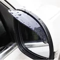 2 Pcs Universal Flexible PVC Auto Parts Rearview Mirror Protector Rain Cover Car Rearview Mirror Eyebrow Rain Cover