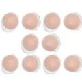 10x Reusable Silicone Petal Adhesive Nipple Cover Invisible Bra Pad Pasties New Self Adhesive Nipple Breast Pasties Cover#L35 preview-5