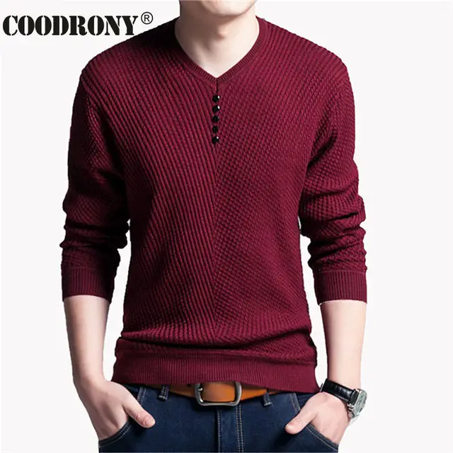 קנו סריגים | COODRONY Brand Sweater Men 