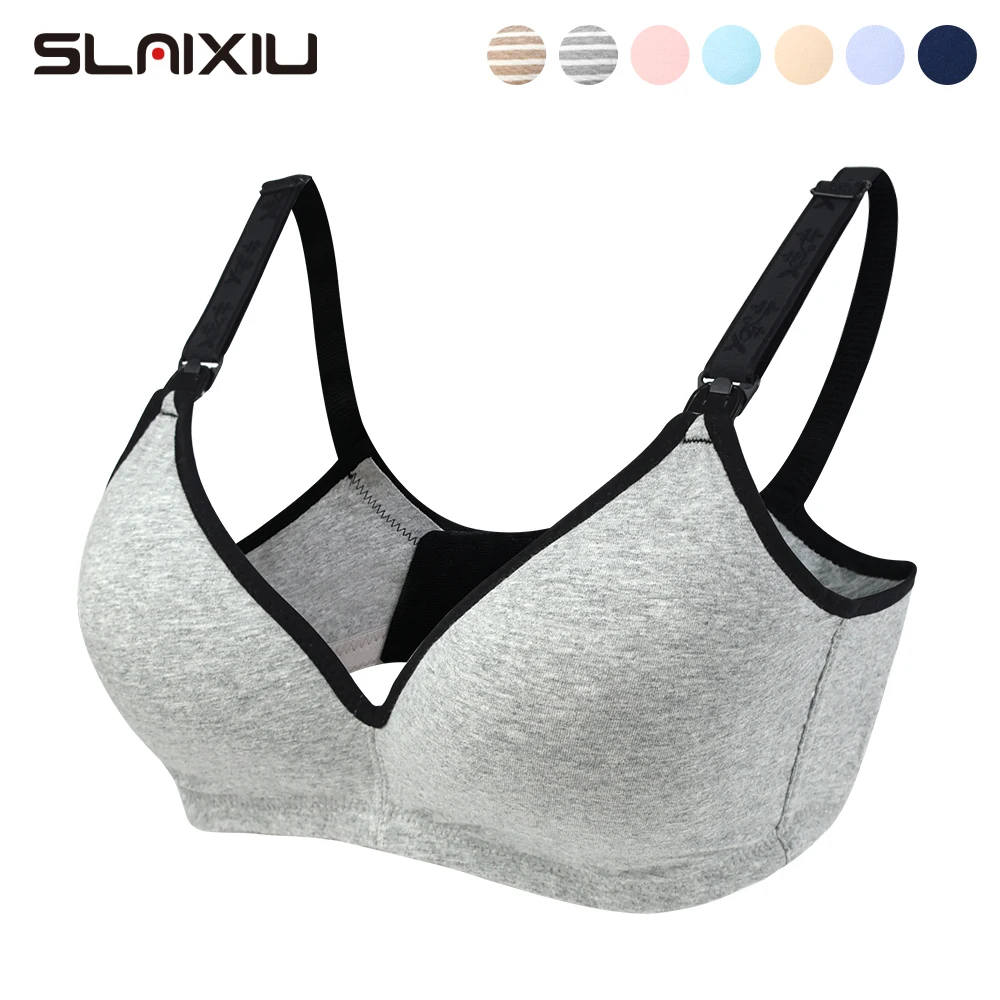 SLAIXIU Nursing Bra Maternity Pregnancy Breast Feeding Bras For