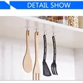 Universal Hook Home Kitchen Wall Rack Strong Adhesive Wall Hook Adhesive Hook is Strong And Transparent Punch-Free preview-3