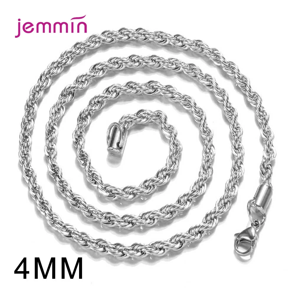 1pc/lot 50cm 925 Sterling Silver Link Chains Bulk Necklace Chain