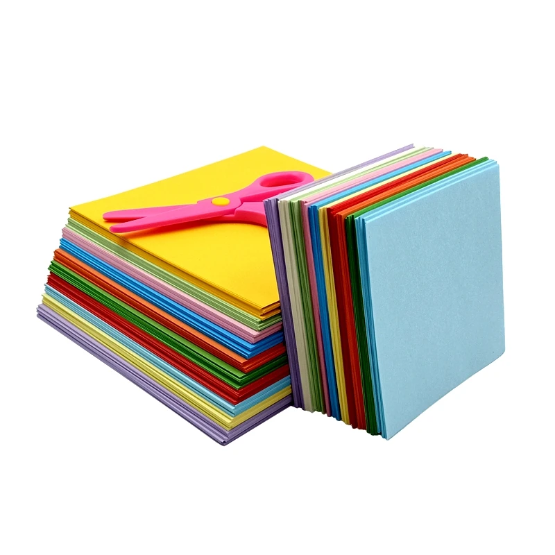 Αγορά Χαρτί  10 Assorted Colors suit Origami paper 7x7 10x10 15x15 20x20cm cranes  Craft Square Folding Paper A4 DIY Handmade Color Paper