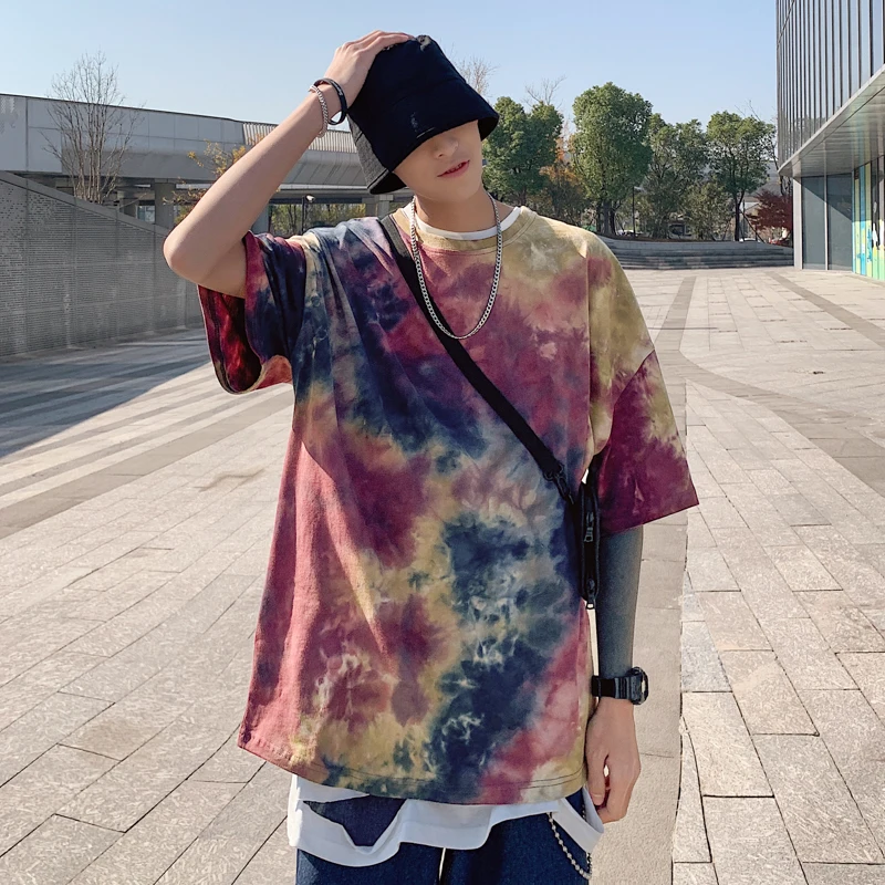 tie dye shirt outfit men