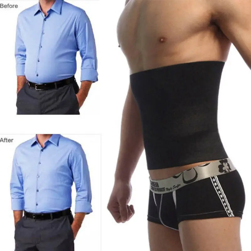 New Men Shapers Waist Cinchers Spandex Slimming Tummy Belt Belly