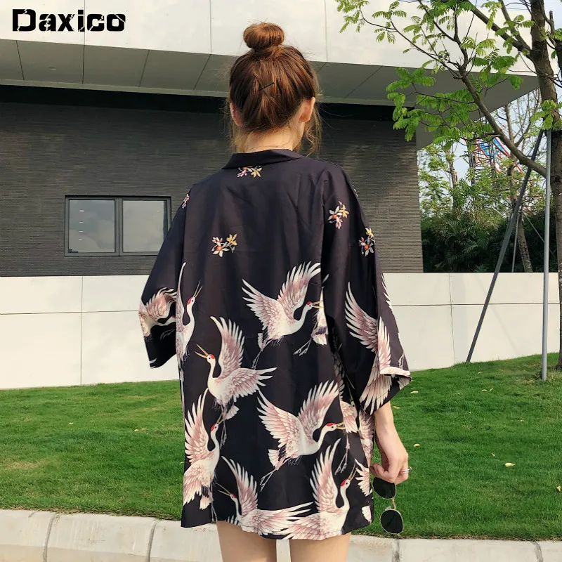 2020 Kimono Women Beach Japanese Kimono 