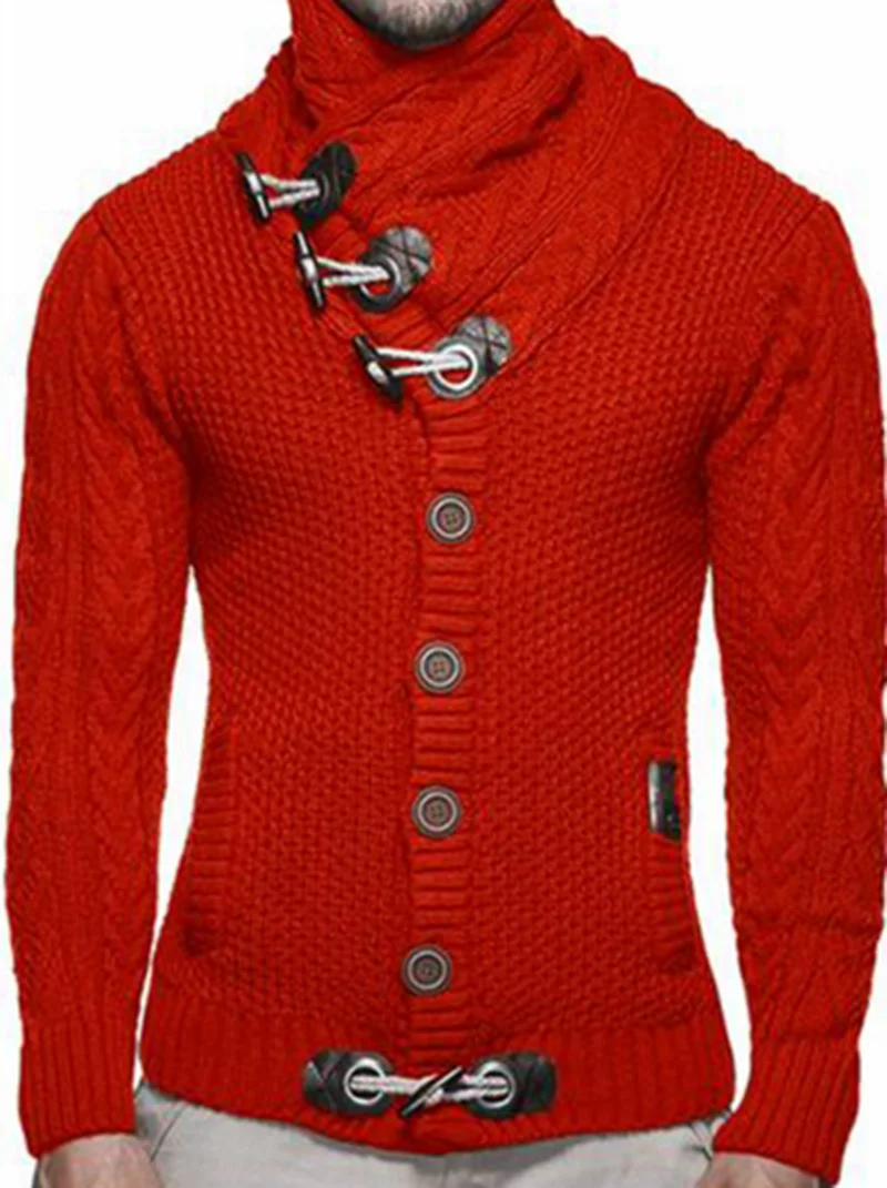 ZOGAA Plus Size Mens Cardigan Sweater 