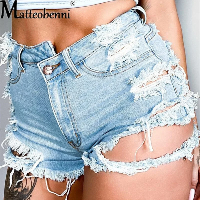 2022 Hot Sale Summer Woman Sexy Ripped 
