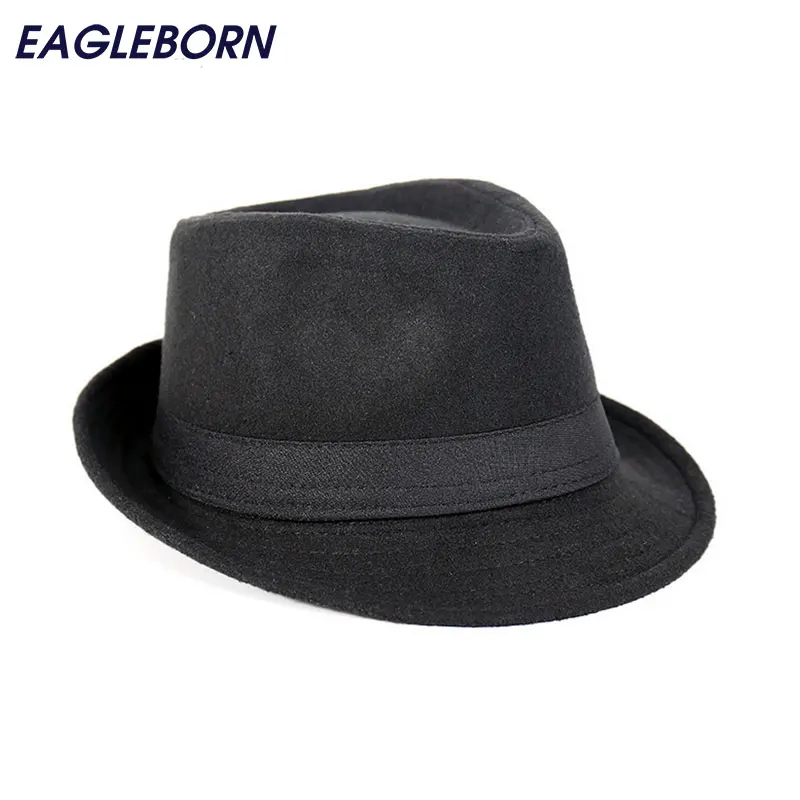 New Free Shipping Wide Brim Men Fedora 