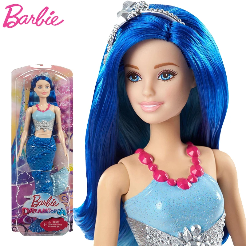 barbie mermaid blue hair