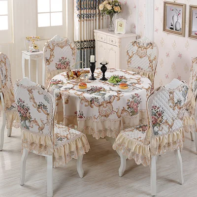 cloth covered dining room chairs