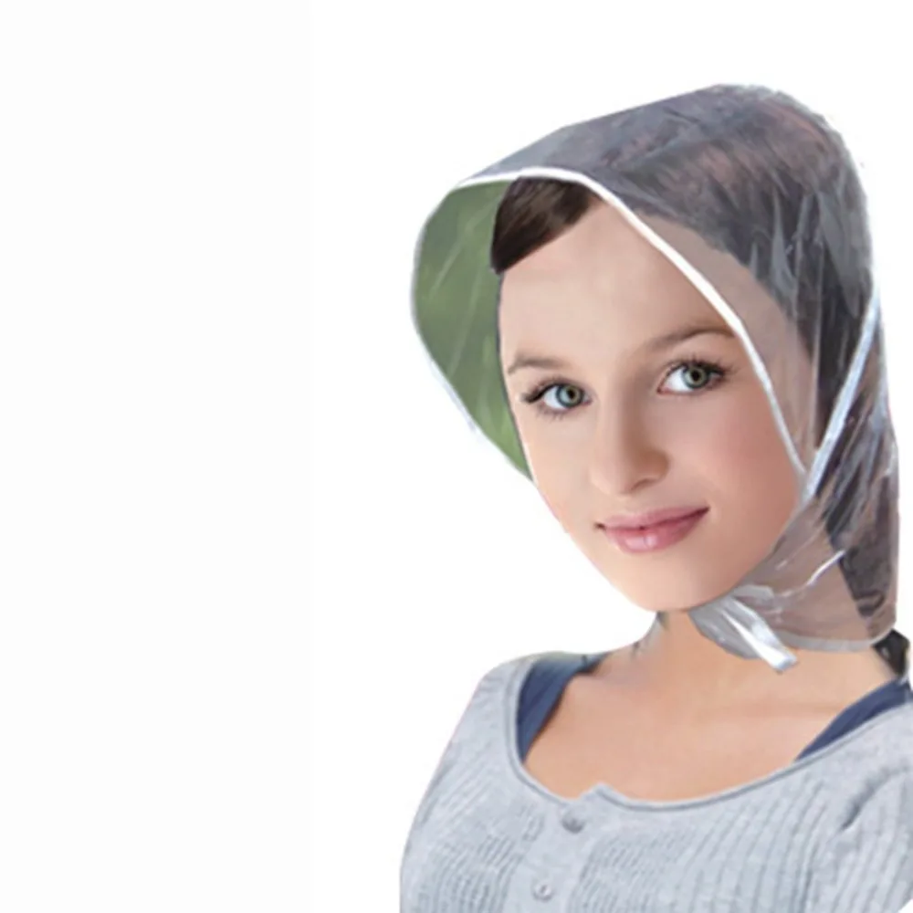Creative Plastic Rain Hat Cap Coat 