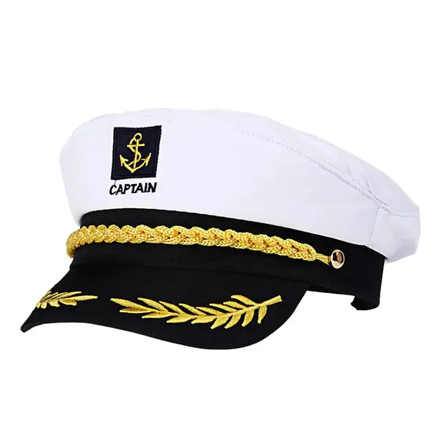 Adult Captain Hat Military Hats Boat 