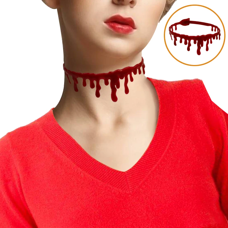 Halloween Blood Drip Necklace Vampire 