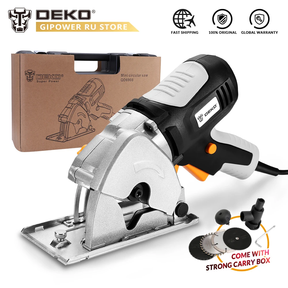 DEKO DKMS85Q2 600W Mini Circular Saw 