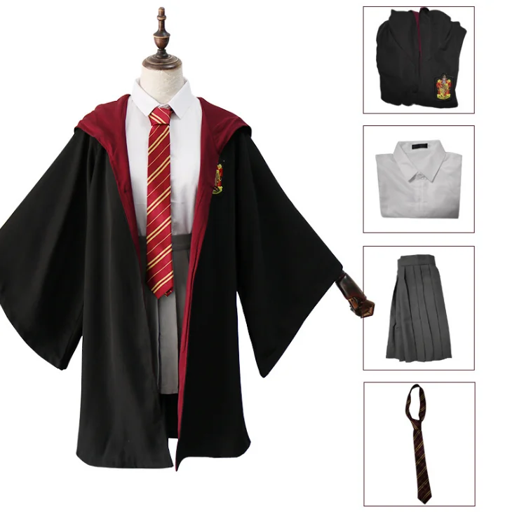 Women Elder Girls School Uniform Cosplay Hermione Granger Robe Cloak Costume  Halloween Costume - Cosplay Costumes - AliExpress