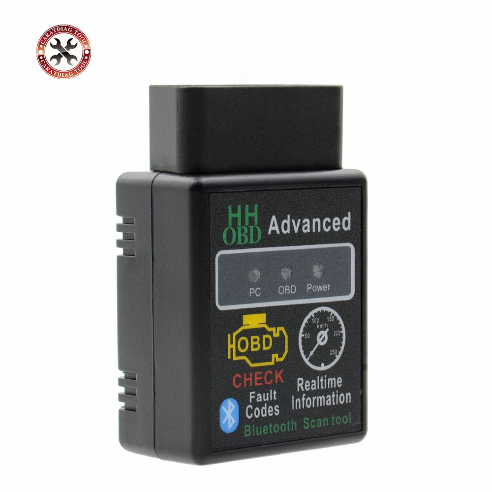 Mini ELM327 V2.1 Bluetooth HH OBD Advanced OBDII OBD2 ELM 327 Auto Car Diagnostic Scanner code reader scan tool hot selling-animated-img