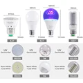 UV Disinfection Sterilizer Lamp E27 MR16 Bulb UVC Kill Mite Ultraviolet Ozone Germicidal Lights For Disinfect preview-2