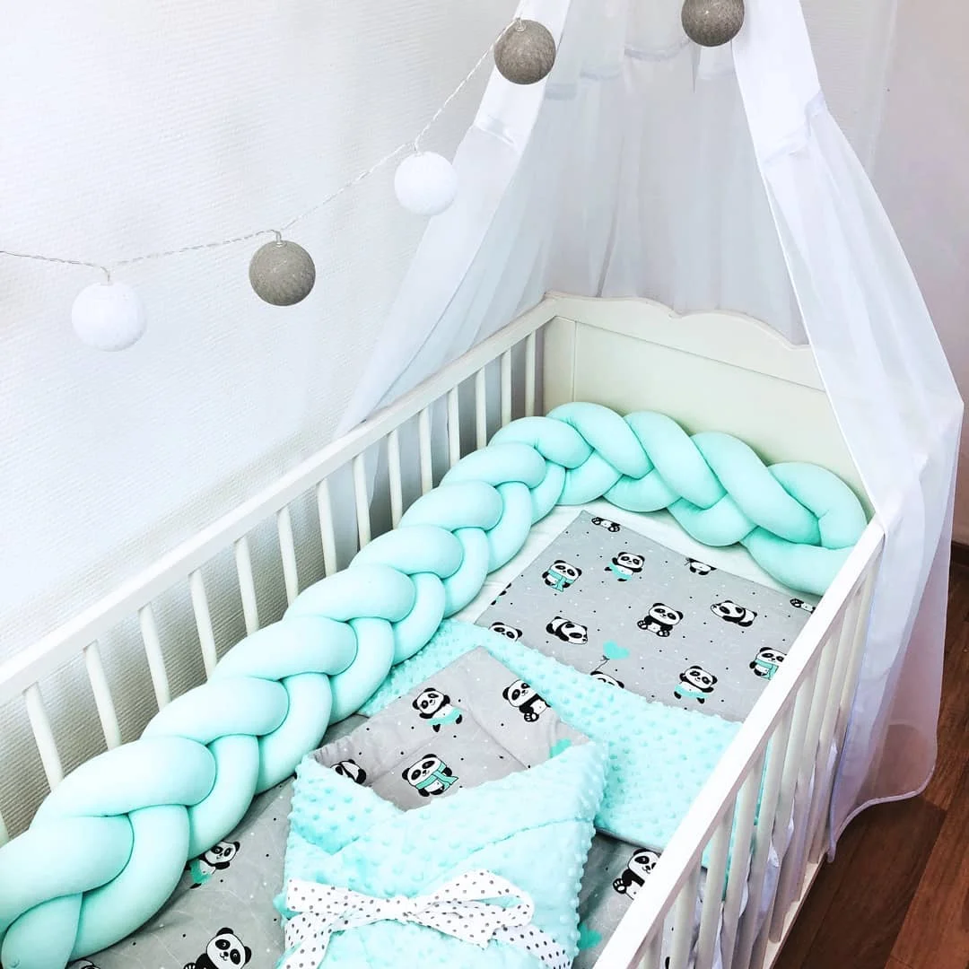 braided cot bumper