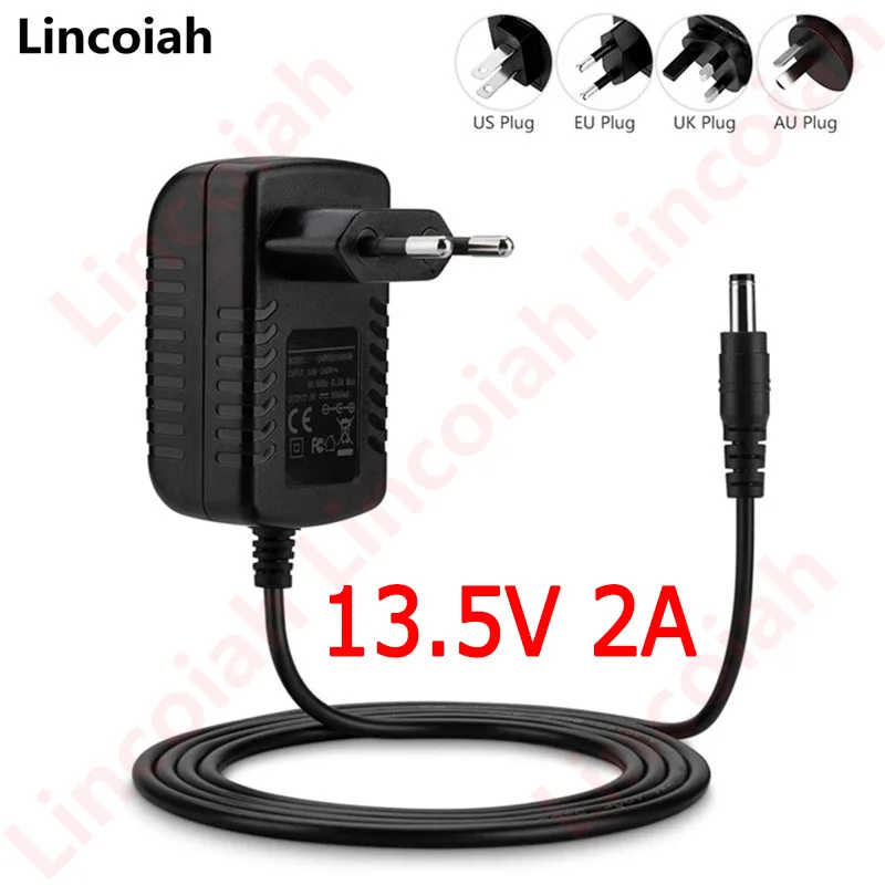 AC 100-240V to DC 13.5V 2A 2000ma 27W Power Adapter Charger Power Supply 13.5 V Volt Adaptor EU/US/UK/AU Plug-animated-img