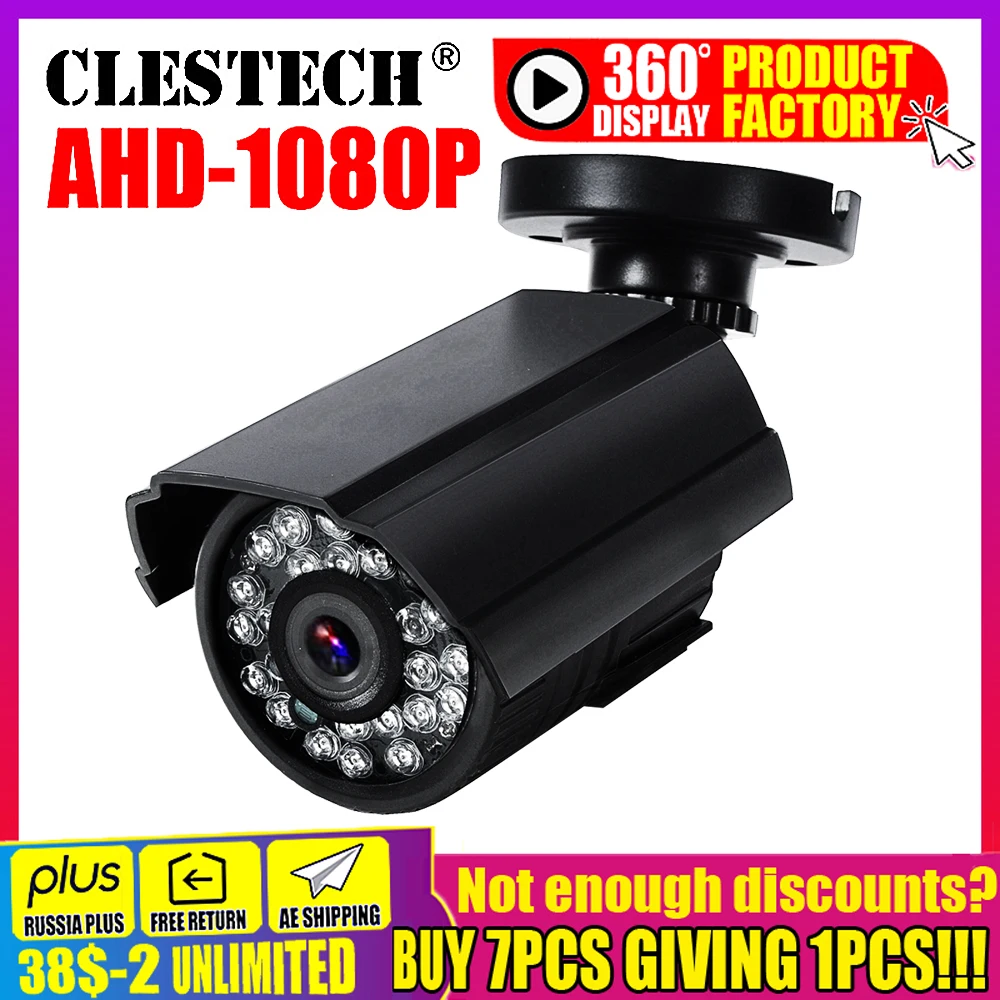 3000TVL AHD MINI CCTV Camera HD 720P 1080P XVI Be 4in1 All Full 2MP digital IR Infrared 30m Night Vision Outdoor Waterproof Ip66-animated-img
