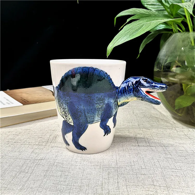 CFen A's Ceramic coffee cup milk tea mug 3D animal shape Hand painted  animals mug,birthday gifts