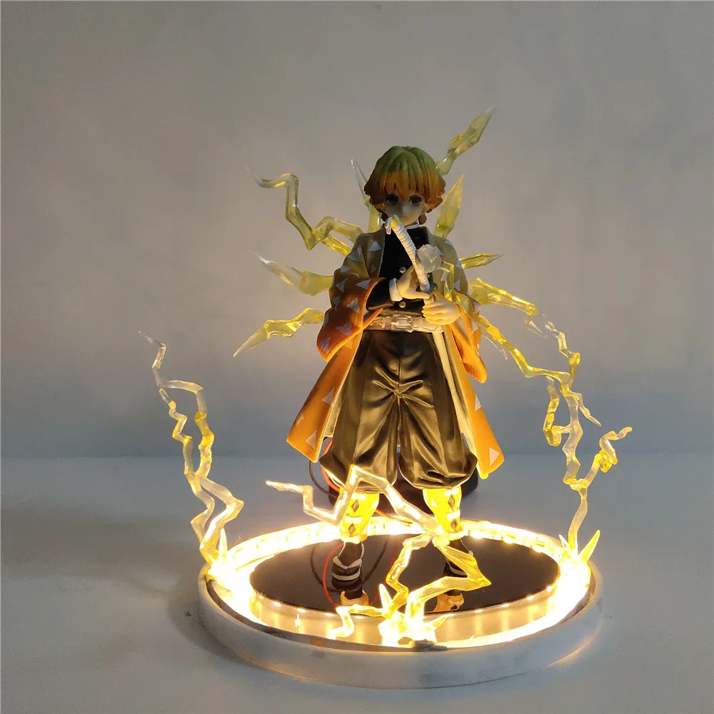 Kupit Svetodiodnye Lampy Demon Slayer Agatsuma Zenitsu Led Lamp Anime Night Light Pvc Figure Desk Table Lamparas Kid Boy Xmas Gift Kimetsu No Yaiba Lamps