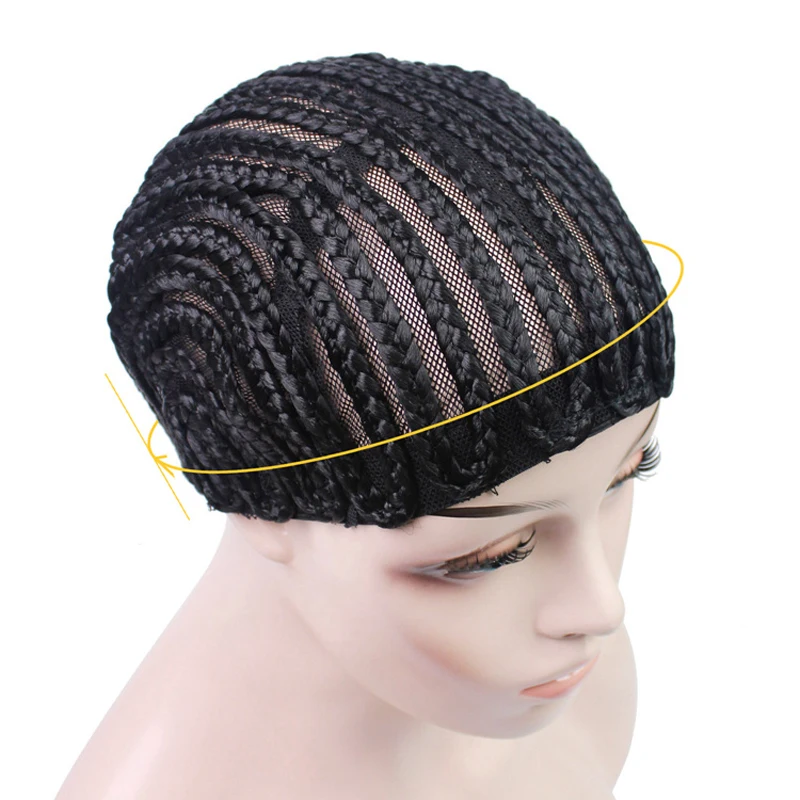 crochet braids with net cap