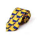 Men Women Funny Yellow Duck Printed Necktie Imitation Silk Cosplay Party Business Suit Ties Neckwear Show Wedding Accessorie preview-4