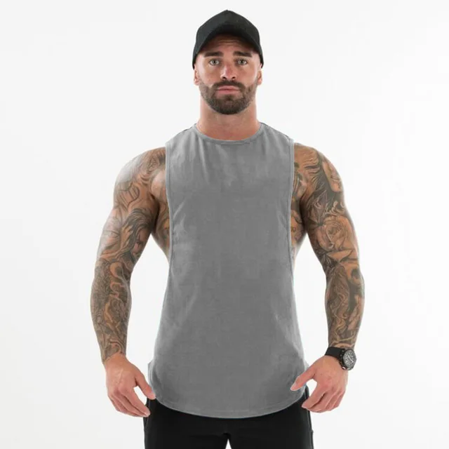 Mens cut off gym shirts Clearance