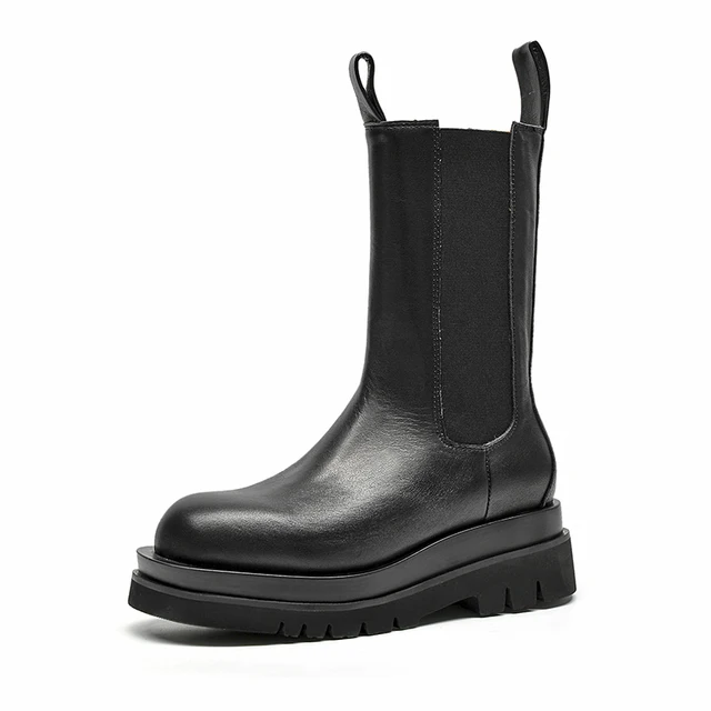 mid calf chelsea boots womens