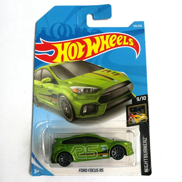 hot wheels ford focus rs green