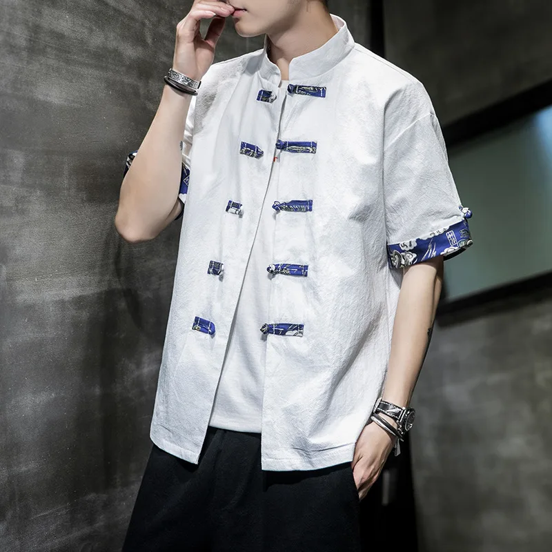 Loose Casual Shirt Traditional Hanfu Shirts