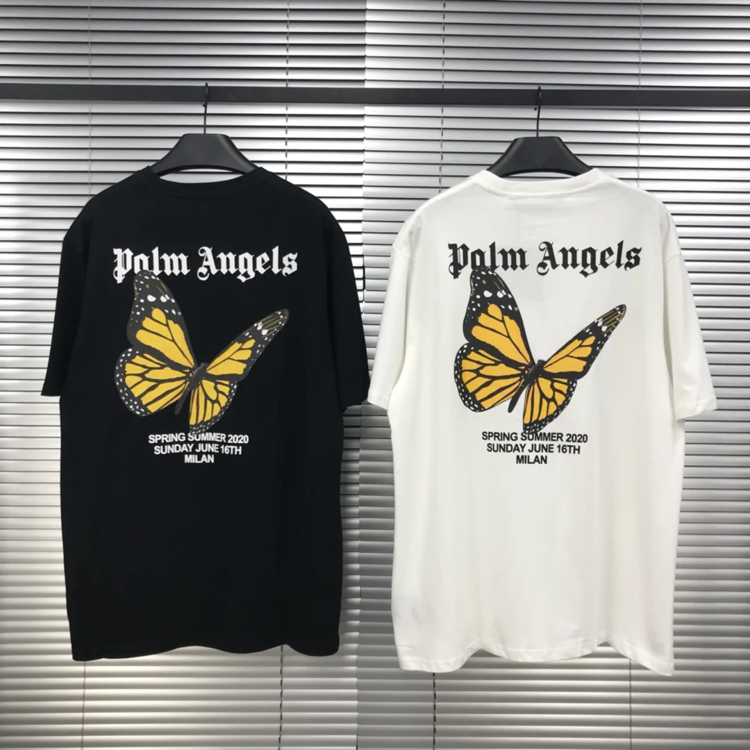 palm angels butterfly shirt