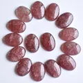 Free shipping 20pcs/lot Wholesale 18x25mm 2020 hot sell natural stone mixed Oval CAB CABOCHON teardrop beads for jewelry making preview-6