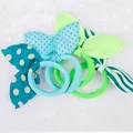 10 PCS Girls Headwear Mix Styles Bow Dot Elastic Hair Bands Rabbit  Ears Hair Accessories Ponytail Holder Rubber Bands Ropes preview-4