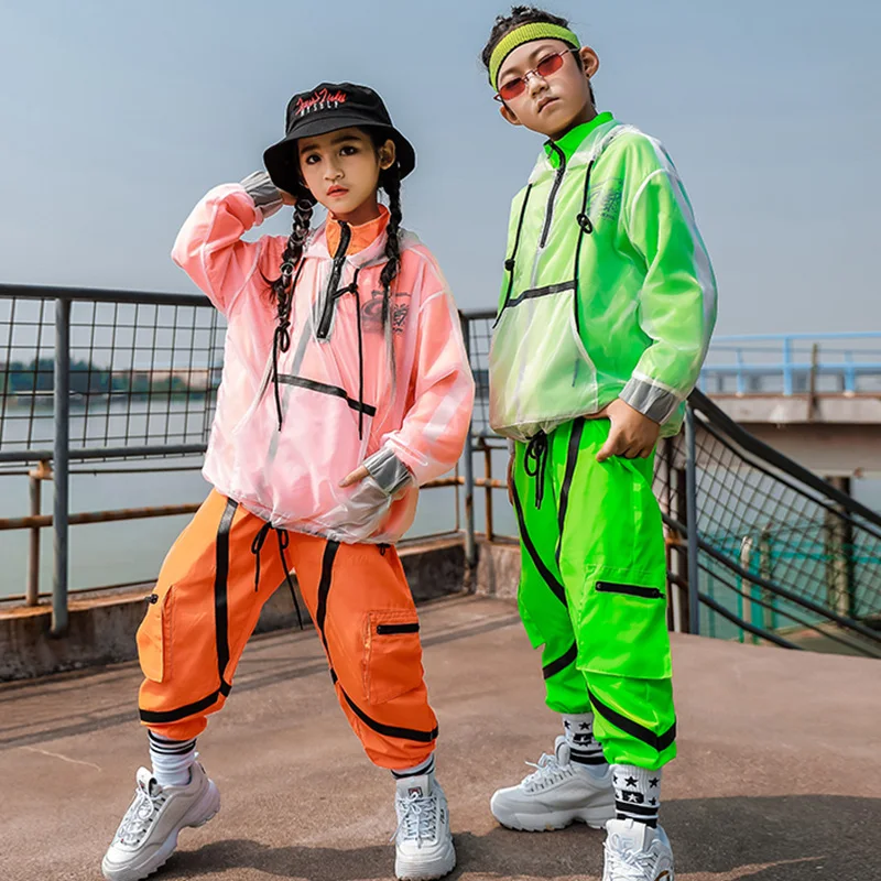 Children'S Hip Hop Dance Wear Girls Jazz Modern Dancing Costumes