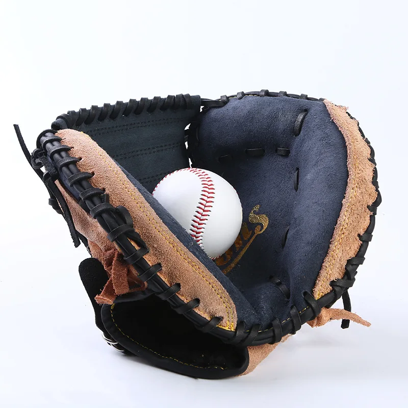 brown leather baseball glove