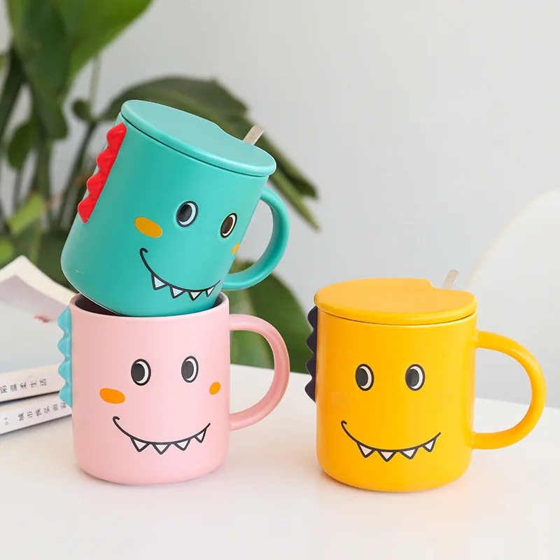 CFen A's Ceramic coffee cup milk tea mug 3D animal shape Hand painted  animals mug,birthday gifts