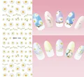 Elegant Florals Flowers Nails Art Manicure Water Decal Decorations Design Water Transfer Nail Sticker For Nails Tips Beauty preview-5