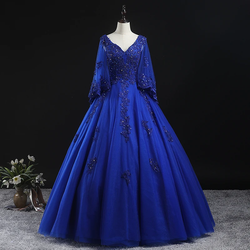 Royal Blue Ball Gowns Quinceanera 