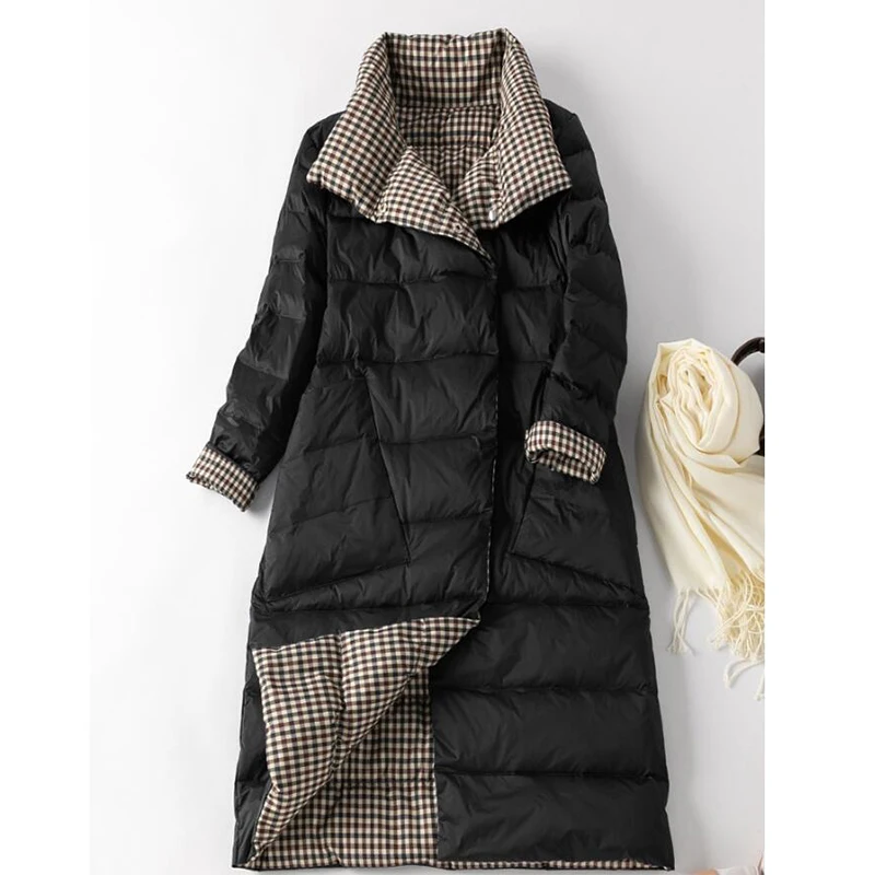 down womens long coat