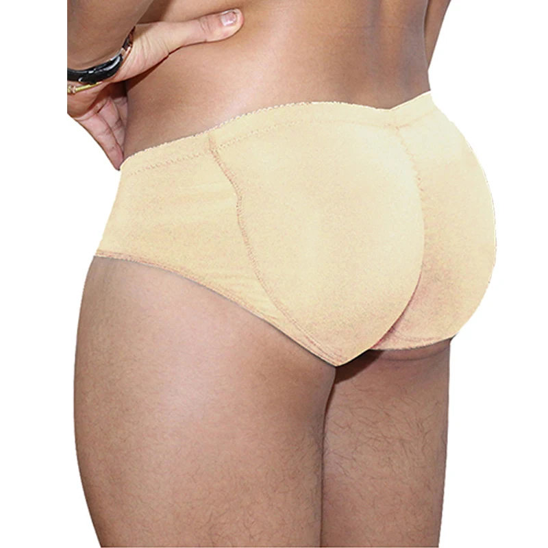 Men's Fake Buttocks Underwear Butt Lift Underpanties Fake Ass Body