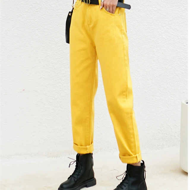 Long yellow pants Clearance