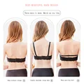 Strapless Bra Drawstring Gather Lace Bras Invisible Bra Plus Size Large Cup Non-Slip Beautiful Back Sexy Women's Underwear preview-4